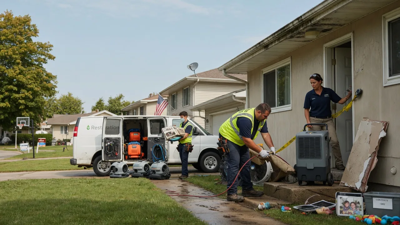 Water Damage Restoration in Pierpont, OH near me